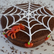 Molly cake au chocolat aux couleurs de Halloween